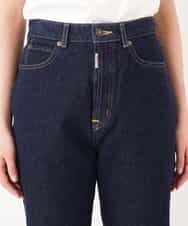 K2LFJ53079 a.v.v(アー・ヴェ・ヴェ) 【WEB限定アイテム/SOMETHING/サムシング】 FRENCH NOUVEAU ROOMY SLIM スリムデニム ネイビー