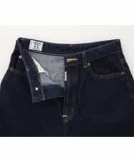 K2LFJ53079 a.v.v(アー・ヴェ・ヴェ) 【WEB限定アイテム/SOMETHING/サムシング】 FRENCH NOUVEAU ROOMY SLIM スリムデニム ネイビー