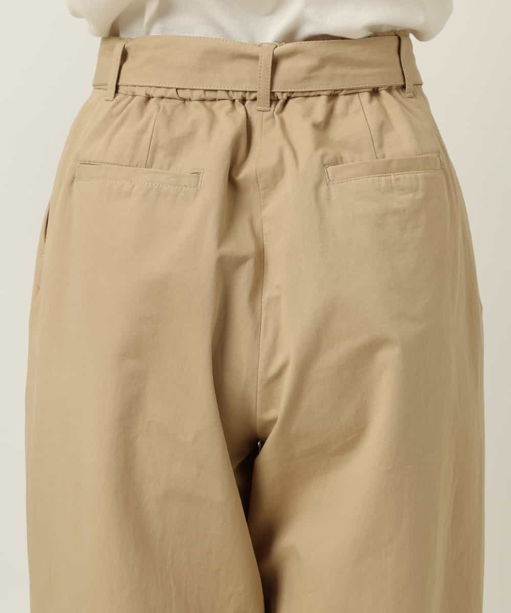 K2LFP25059 a.v.v(アー・ヴェ・ヴェ) ハイウエストチノワイドパンツ ベージュ