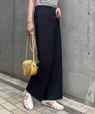 K2LFP29059 a.v.v(アー・ヴェ・ヴェ) ワイドストレートパンツ ホワイト