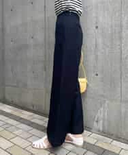 K2LFP29059 a.v.v(アー・ヴェ・ヴェ) ワイドストレートパンツ ホワイト