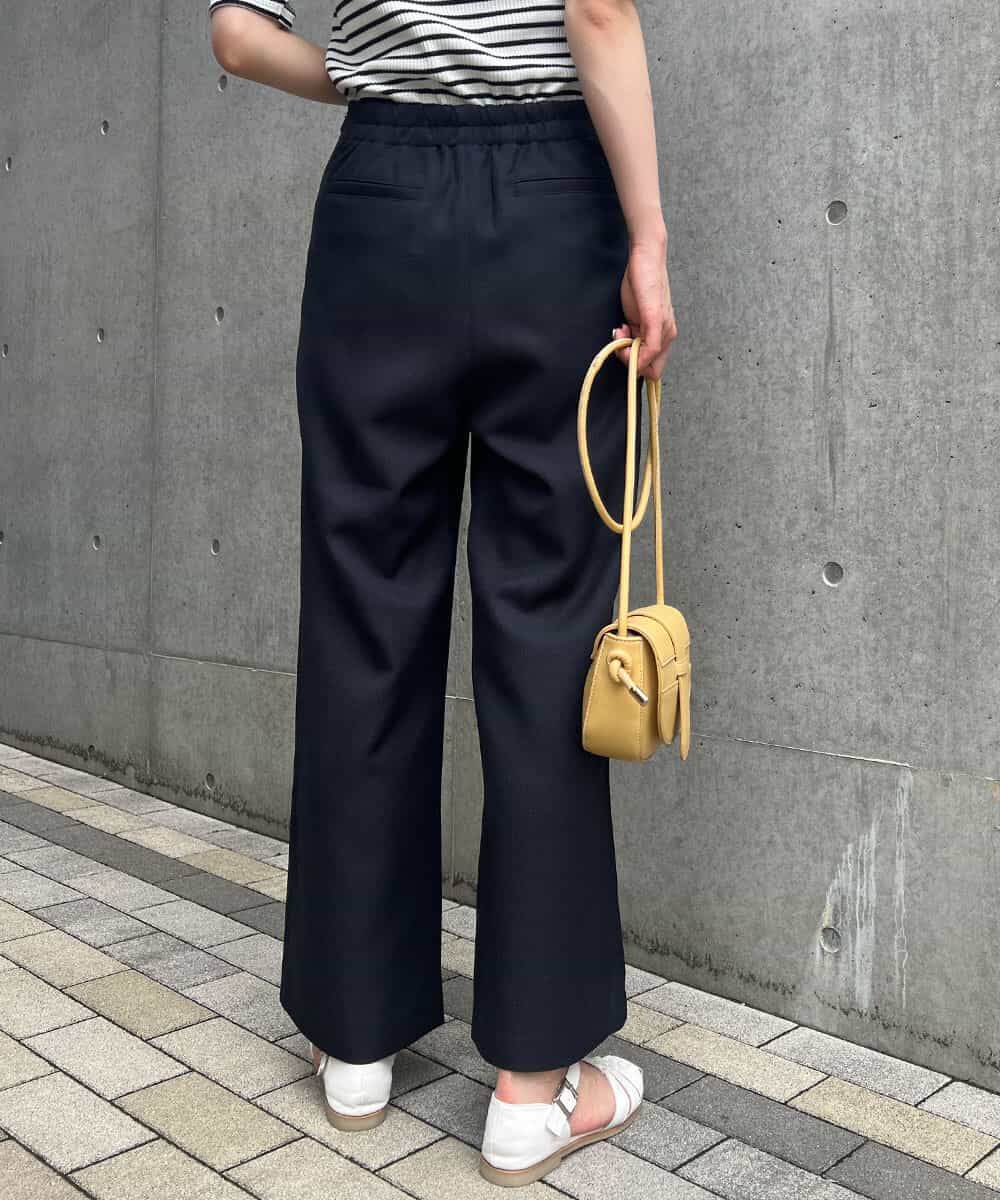 K2LFP29059 a.v.v(アー・ヴェ・ヴェ) ワイドストレートパンツ ホワイト