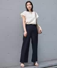 K2LFP29059 a.v.v(アー・ヴェ・ヴェ) ワイドストレートパンツ ホワイト