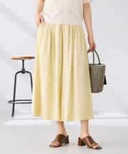 K2LGD07049 a.v.v(アー・ヴェ・ヴェ) シャンブレースカンツ ライトイエロー