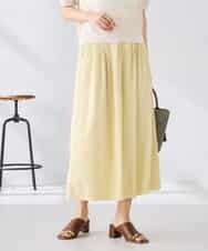 K2LGD07049 a.v.v(アー・ヴェ・ヴェ) シャンブレースカンツ ライトイエロー