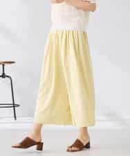 K2LGD07049 a.v.v(アー・ヴェ・ヴェ) シャンブレースカンツ ライトイエロー