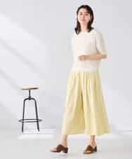 K2LGD07049 a.v.v(アー・ヴェ・ヴェ) シャンブレースカンツ ライトイエロー