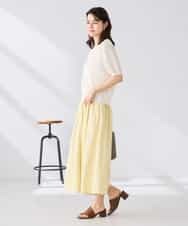 K2LGD07049 a.v.v(アー・ヴェ・ヴェ) シャンブレースカンツ ライトイエロー