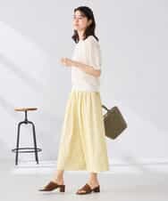 K2LGD07049 a.v.v(アー・ヴェ・ヴェ) シャンブレースカンツ ライトイエロー