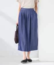 K2LGD07049 a.v.v(アー・ヴェ・ヴェ) シャンブレースカンツ ライトイエロー