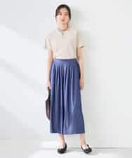 K2LGD07049 a.v.v(アー・ヴェ・ヴェ) シャンブレースカンツ ライトイエロー