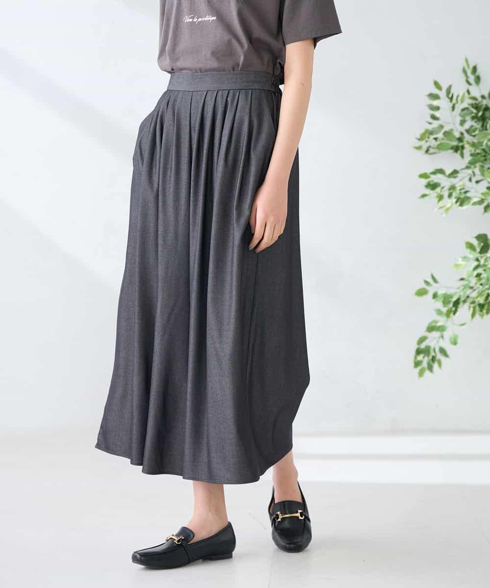 K2LGD07049 a.v.v(アー・ヴェ・ヴェ) シャンブレースカンツ ライトイエロー