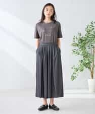 K2LGD07049 a.v.v(アー・ヴェ・ヴェ) シャンブレースカンツ ライトイエロー