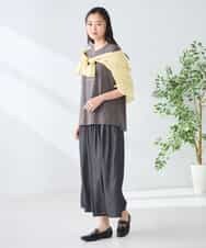 K2LGD07049 a.v.v(アー・ヴェ・ヴェ) シャンブレースカンツ ライトイエロー