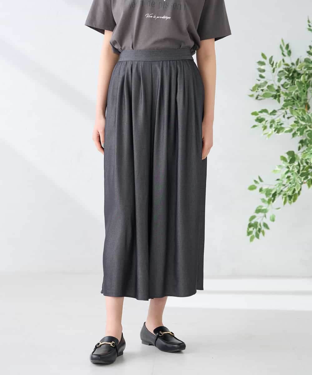 K2LGD07049 a.v.v(アー・ヴェ・ヴェ) シャンブレースカンツ ライトイエロー