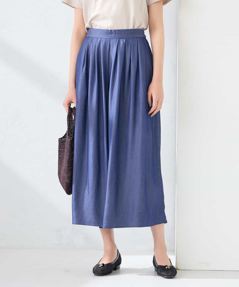 K2LGD07049 a.v.v(アー・ヴェ・ヴェ) シャンブレースカンツ ブルー