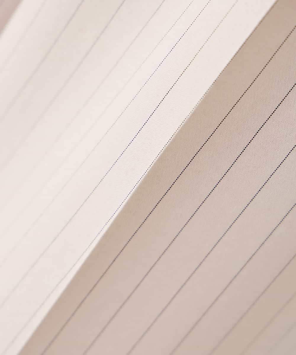 K2LGD11059 a.v.v(アー・ヴェ・ヴェ) 【接触冷感/UVカット】リネンライク2タックワイドパンツ【セットアップ対応/アンチピリング】 ネイビー