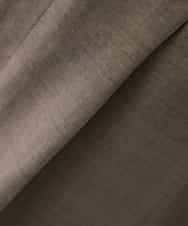 K2LGD11059 a.v.v(アー・ヴェ・ヴェ) 【接触冷感/UVカット】リネンライク2タックワイドパンツ【セットアップ対応/アンチピリング】 ネイビー