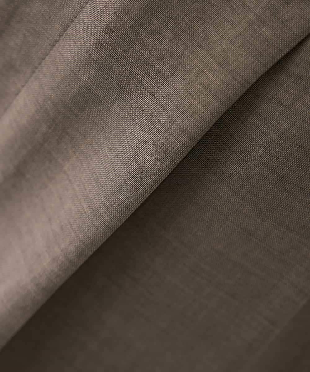 K2LGD11059 a.v.v(アー・ヴェ・ヴェ) 【接触冷感/UVカット】リネンライク2タックワイドパンツ【セットアップ対応/アンチピリング】 ネイビー