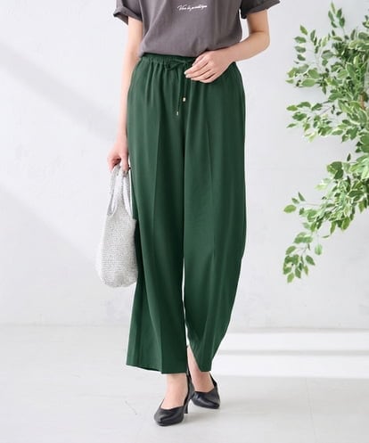 K2LGD15049 a.v.v ［支持率NO.1/接触冷感/速乾/UVカット/イージーケア］イージーワイドパンツ