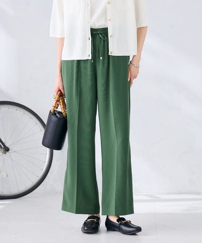 K2LGD15049 a.v.v ［支持率NO.1/接触冷感/速乾/UVカット/イージーケア］イージーワイドパンツ