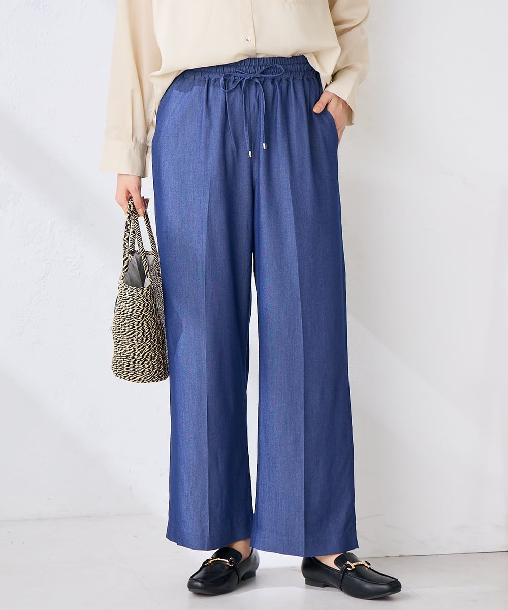 K2LGD15049 a.v.v ［支持率NO.1/接触冷感/速乾/UVカット/イージーケア］イージーワイドパンツ