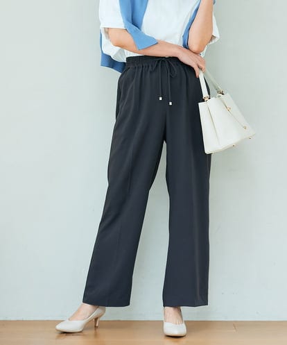 K2LGD15049 a.v.v ［支持率NO.1/接触冷感/速乾/UVカット/イージーケア］イージーワイドパンツ