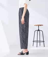 K2LGD36059 a.v.v(アー・ヴェ・ヴェ) イージープリントワイドパンツ アイボリー