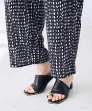 K2LGD36059 a.v.v(アー・ヴェ・ヴェ) イージープリントワイドパンツ アイボリー