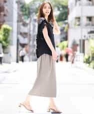 K2LGM23039 a.v.v(アー・ヴェ・ヴェ) ガウチョパンツ ストライプ
