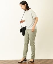 K2LGP01039 a.v.v(アー・ヴェ・ヴェ) ハイパーストレッチ美脚スリムパンツ ライトグレー