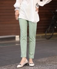 K2LGS01044 a.v.v(アー・ヴェ・ヴェ) ハイパーストレッチスリムパンツ グリーン