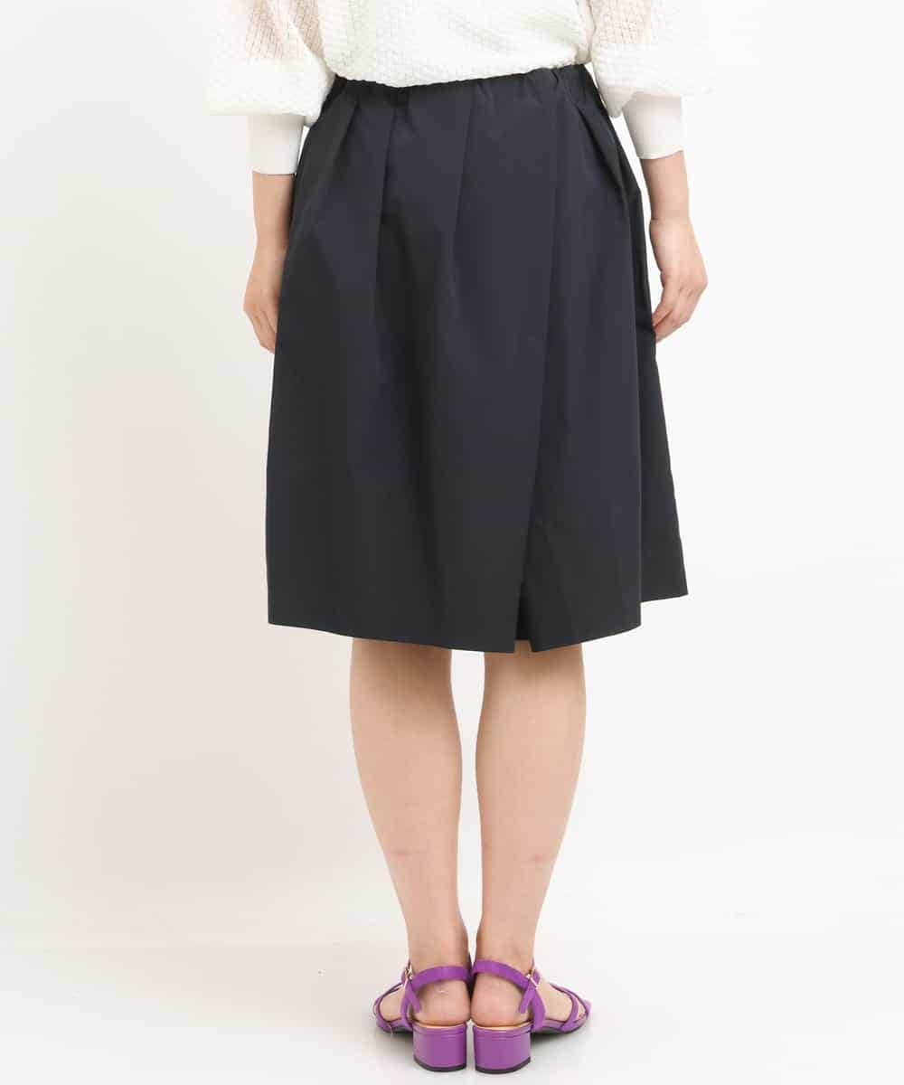K2LGS25054 a.v.v(アー・ヴェ・ヴェ) タックインキュロットパンツ ネイビー