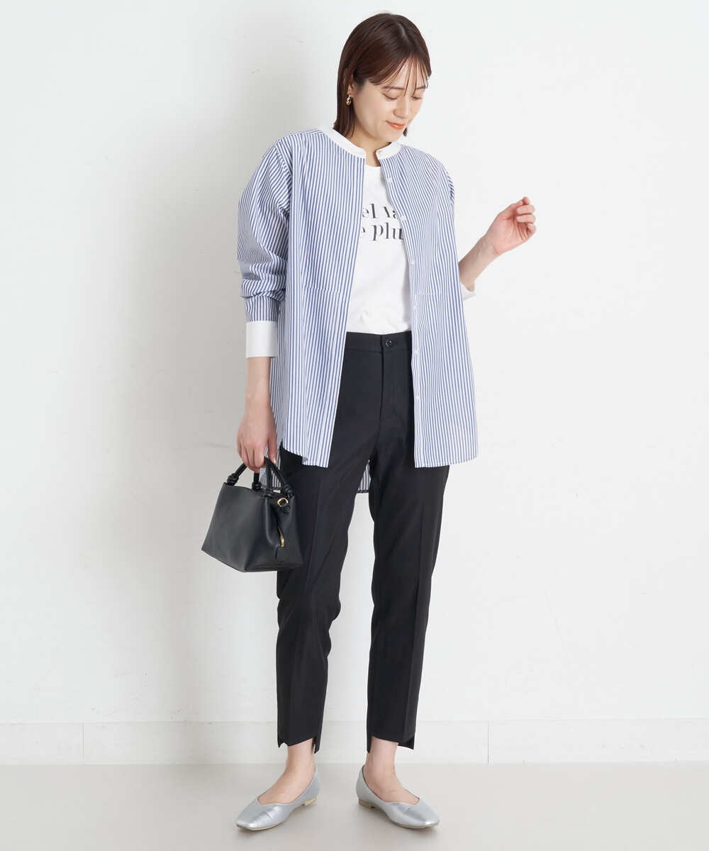 K2LGS26059 a.v.v(アー・ヴェ・ヴェ) ステップヘムスティックパンツ ブラック