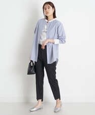 K2LGS26059 a.v.v(アー・ヴェ・ヴェ) ステップヘムスティックパンツ ブラック