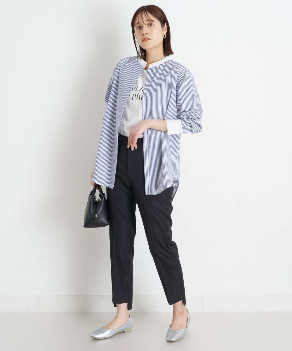 K2LGS26059 a.v.v(アー・ヴェ・ヴェ) ステップヘムスティックパンツ ブラック