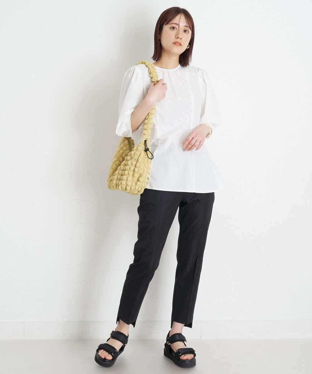 K2LGS26059 a.v.v(アー・ヴェ・ヴェ) ステップヘムスティックパンツ ブラック