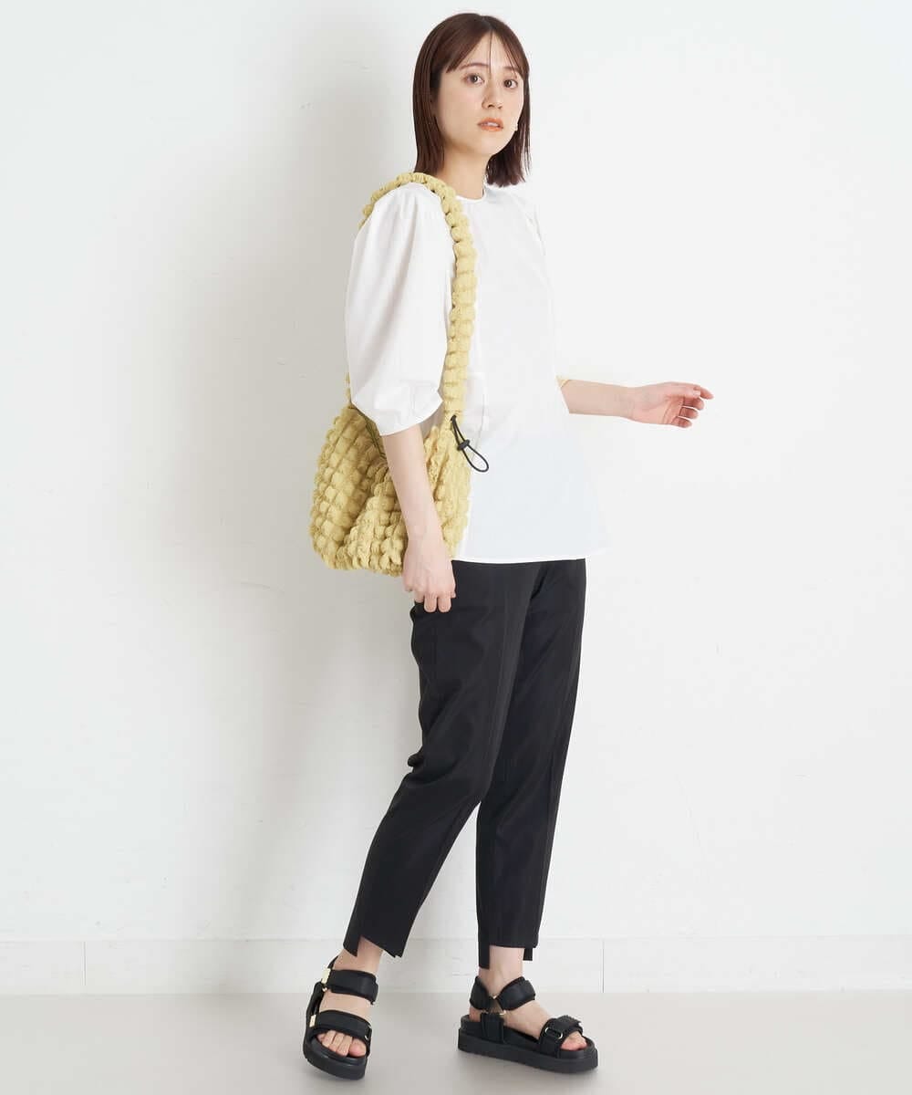K2LGS26059 a.v.v(アー・ヴェ・ヴェ) ステップヘムスティックパンツ ブラック