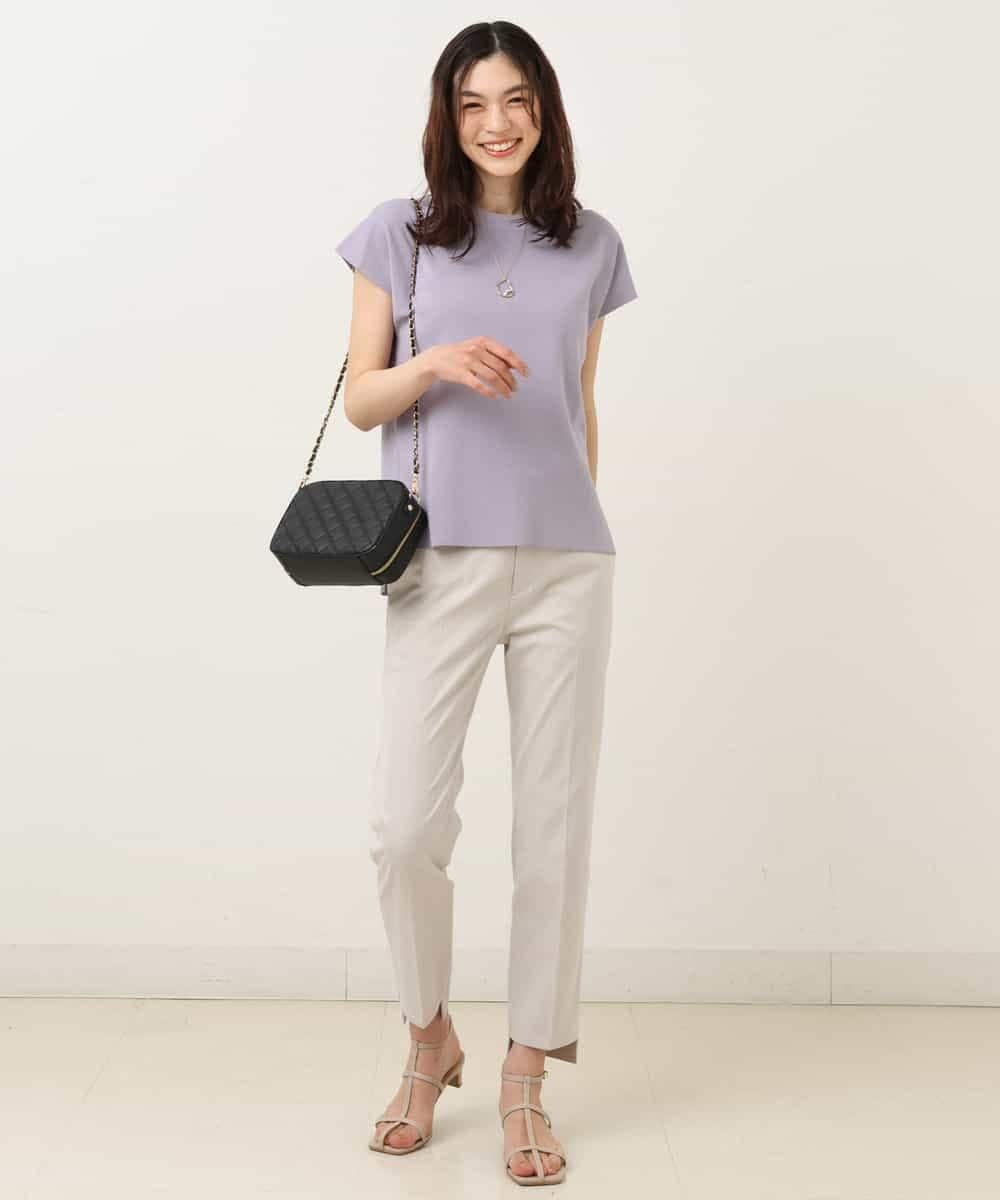 K2LGS26059 a.v.v(アー・ヴェ・ヴェ) ステップヘムスティックパンツ ブラック