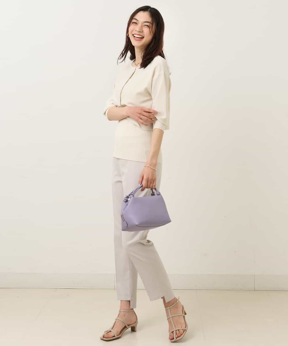K2LGS26059 a.v.v(アー・ヴェ・ヴェ) ステップヘムスティックパンツ ブラック