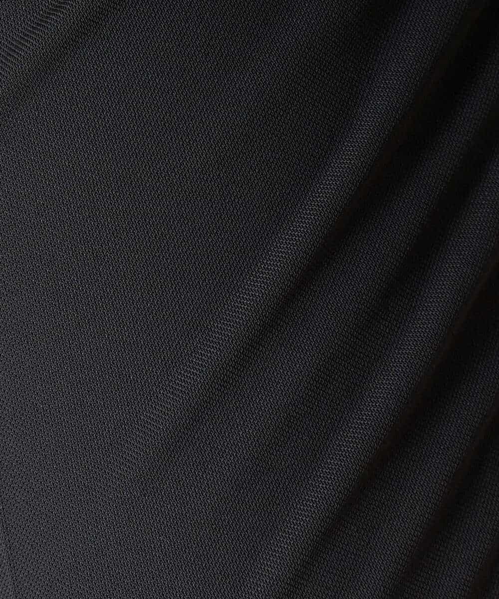 K2LGV14044 a.v.v(アー・ヴェ・ヴェ) 【接触冷感/洗える/速乾】美楽るイージーテーパードパンツ ブラック