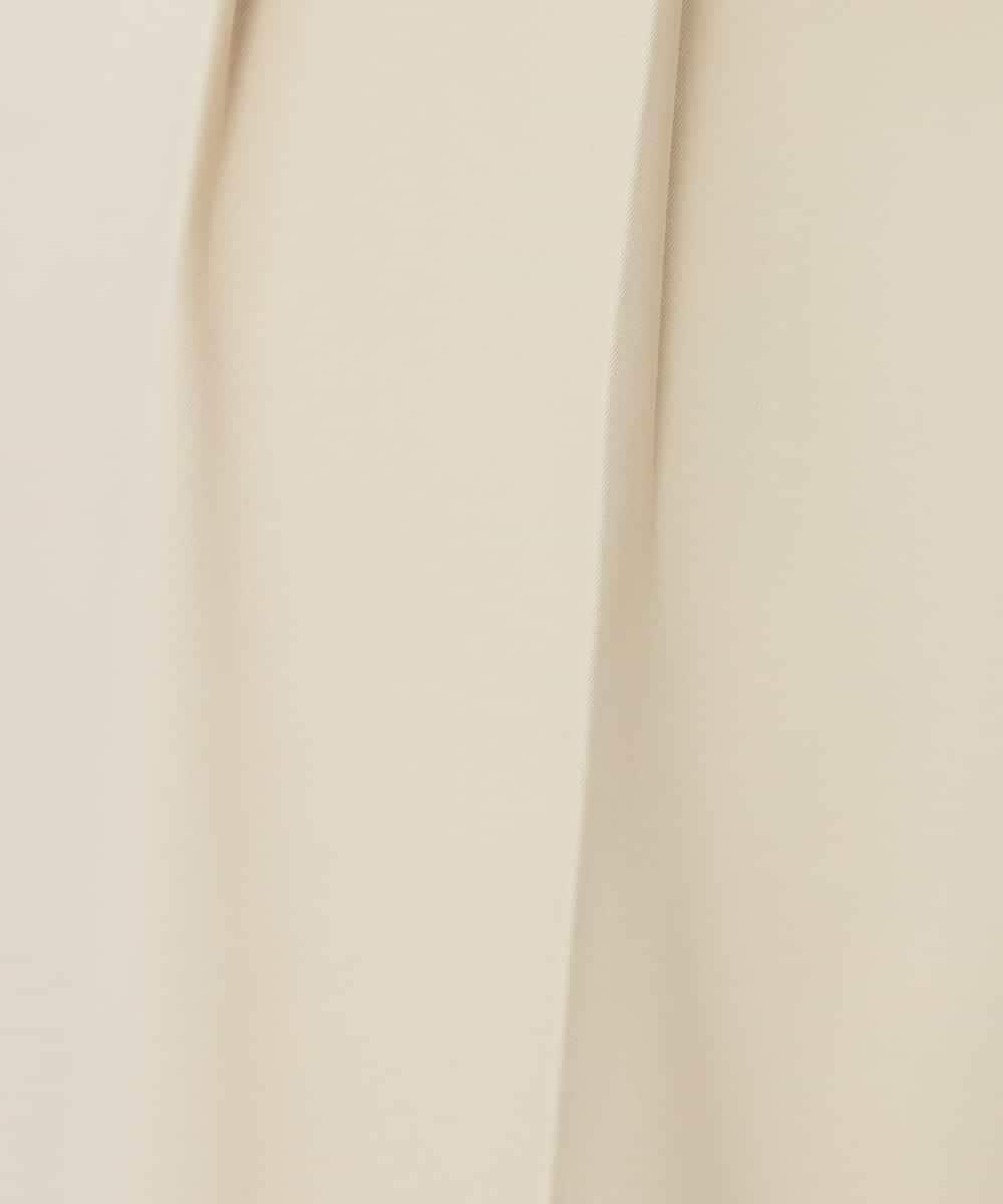 K2LHA26059 a.v.v(アー・ヴェ・ヴェ) 【洗える】タックワイドテーパードパンツ【WEB限定】 ベージュ