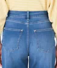 K2LHD08059 a.v.v(アー・ヴェ・ヴェ) サマーストレッチデニムストレートパンツ ライトブルー