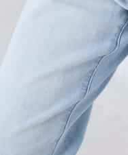 K2LHD08059 a.v.v(アー・ヴェ・ヴェ) サマーストレッチデニムストレートパンツ ライトブルー