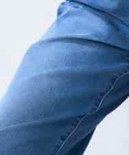 K2LHD08059 a.v.v(アー・ヴェ・ヴェ) サマーストレッチデニムストレートパンツ ライトブルー