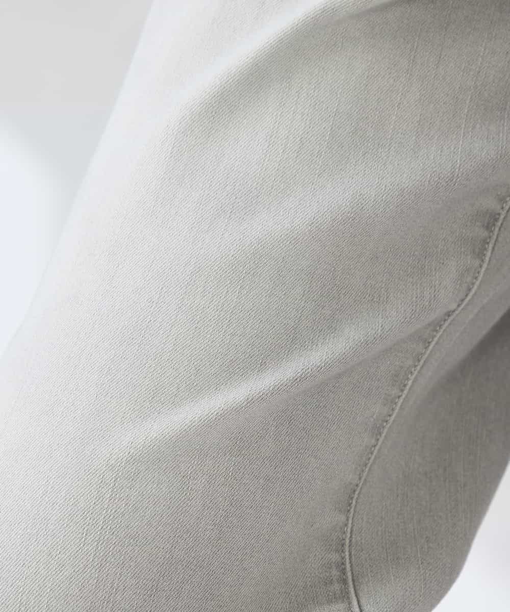 K2LHD08059 a.v.v(アー・ヴェ・ヴェ) サマーストレッチデニムストレートパンツ ライトブルー