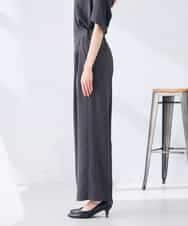 K2LHD41054 a.v.v(アー・ヴェ・ヴェ) 2タックワイドパンツ【セットアップ対応】 グレージュ