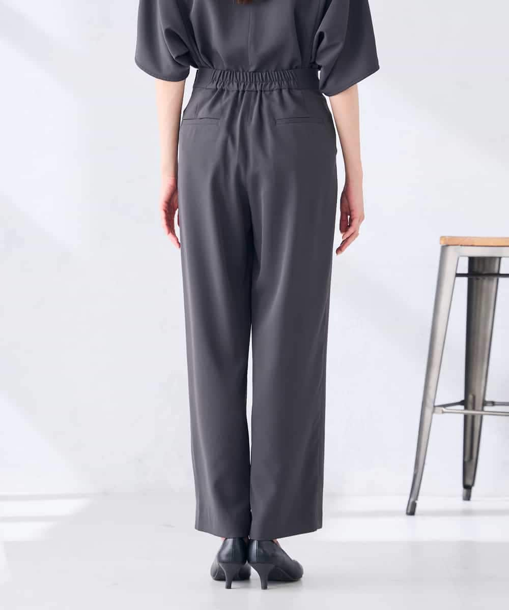 K2LHD41054 a.v.v(アー・ヴェ・ヴェ) 2タックワイドパンツ【セットアップ対応】 グレージュ