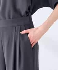 K2LHD41054 a.v.v(アー・ヴェ・ヴェ) 2タックワイドパンツ【セットアップ対応】 グレージュ