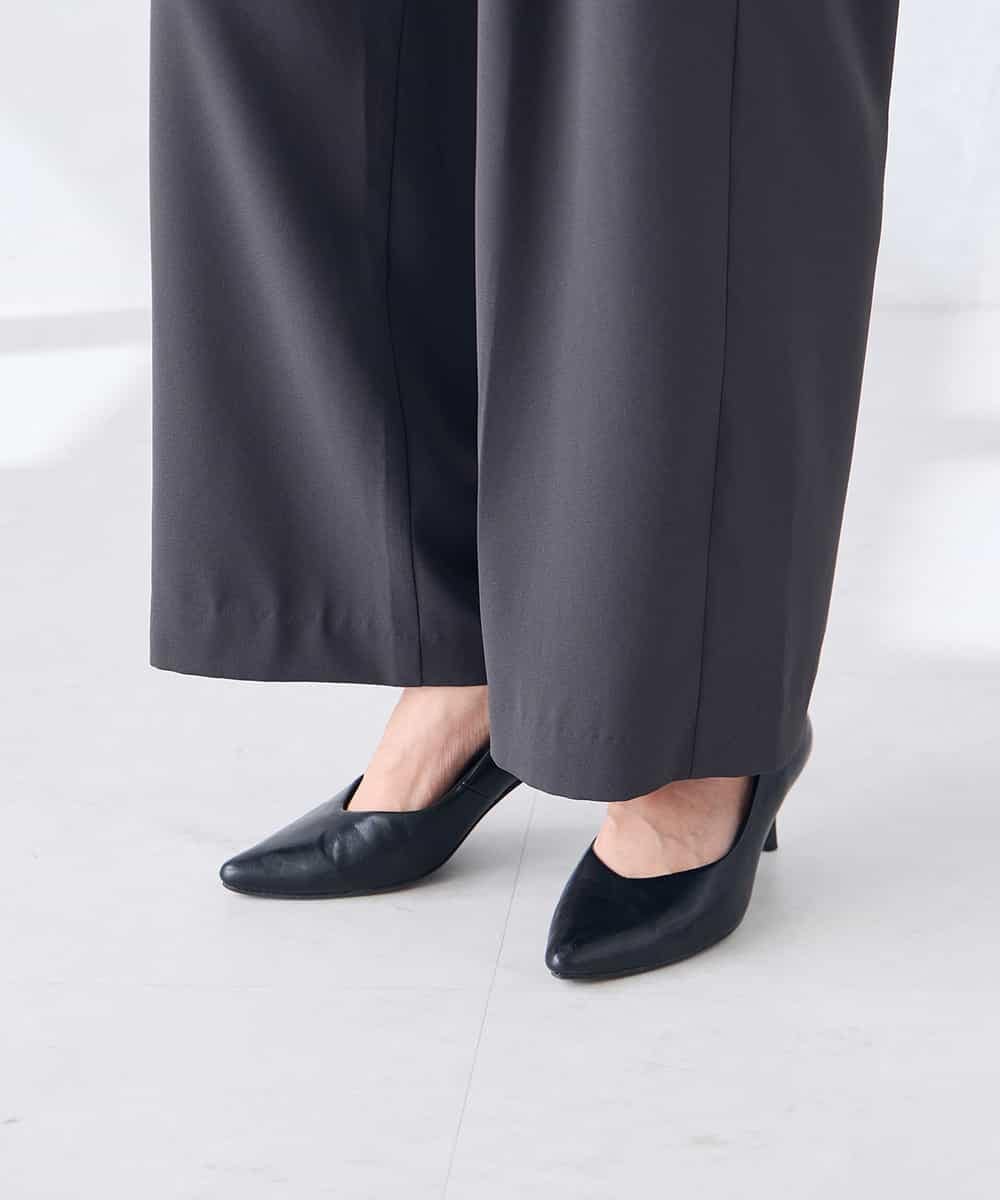 K2LHD41054 a.v.v(アー・ヴェ・ヴェ) 2タックワイドパンツ【セットアップ対応】 グレージュ